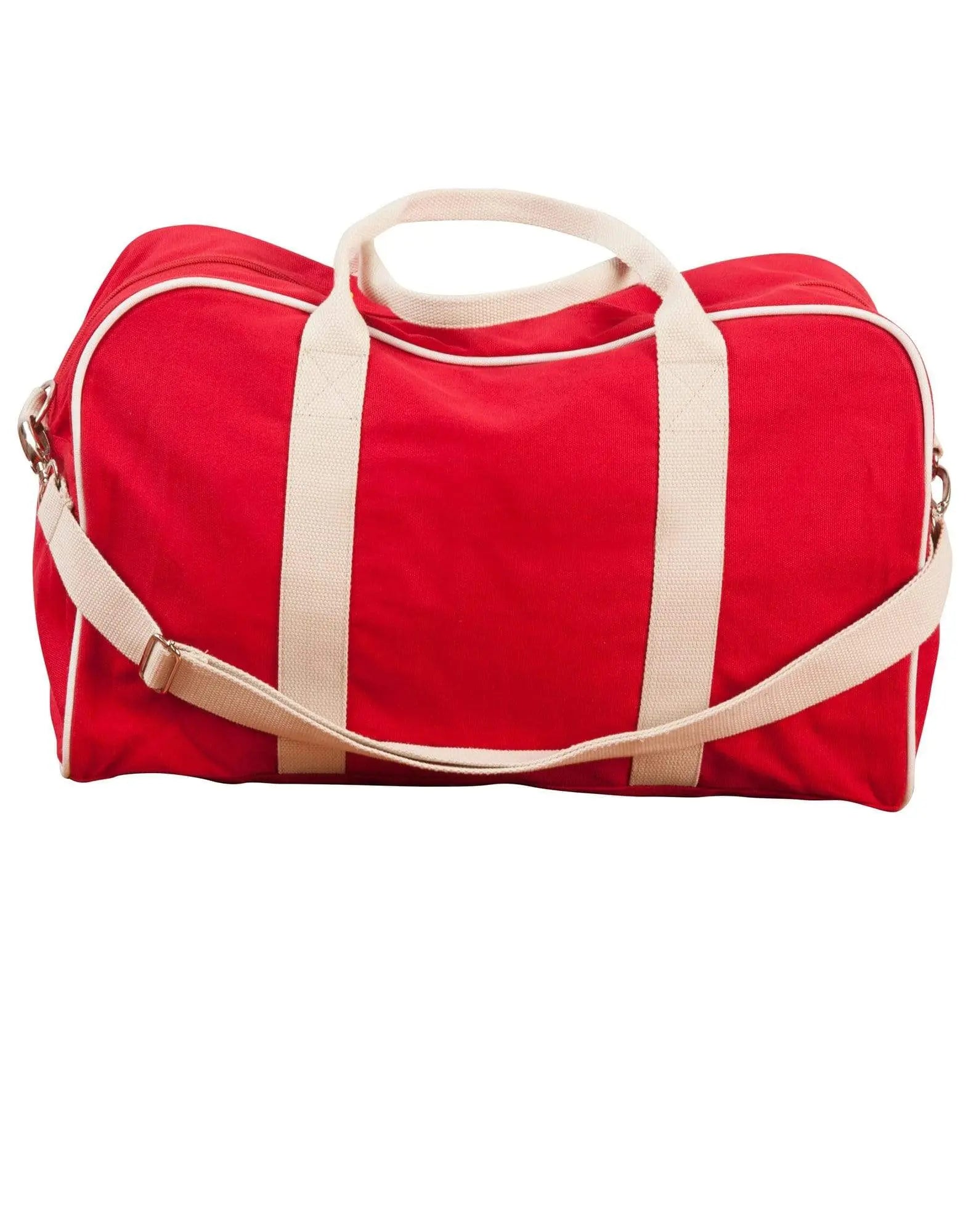 Impact Casual Bag B2100 Active Wear Winning Spirit Red/Natural "(w)58cm x (h)35cm x (d)25cm 50 Litres Capacity"